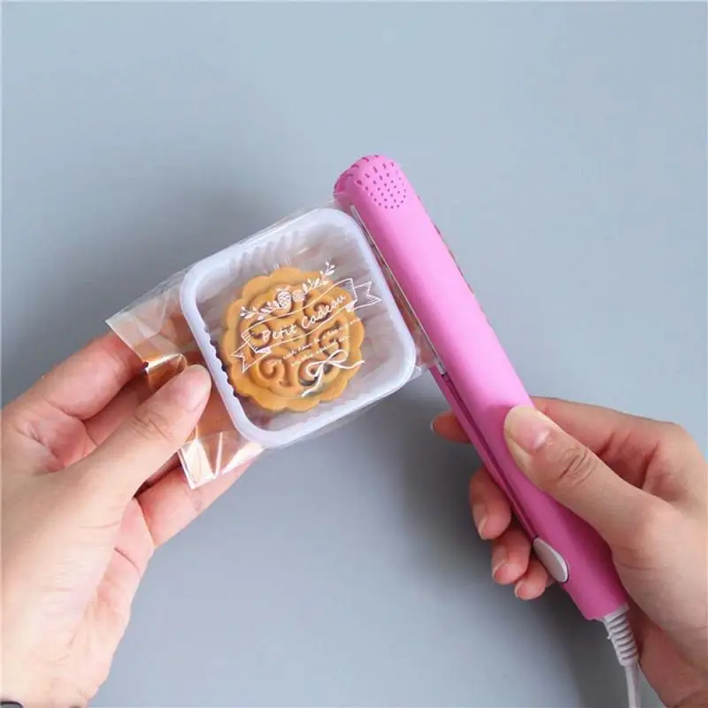 Бытовой пищевой вакуумный упаковщик Портативный зажимы полиэтиленового пакета