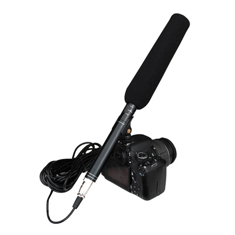 Professional Interview Microphone Camera Directional Condenser MIC for PC DSLR DV Camcorders Video | Электроника