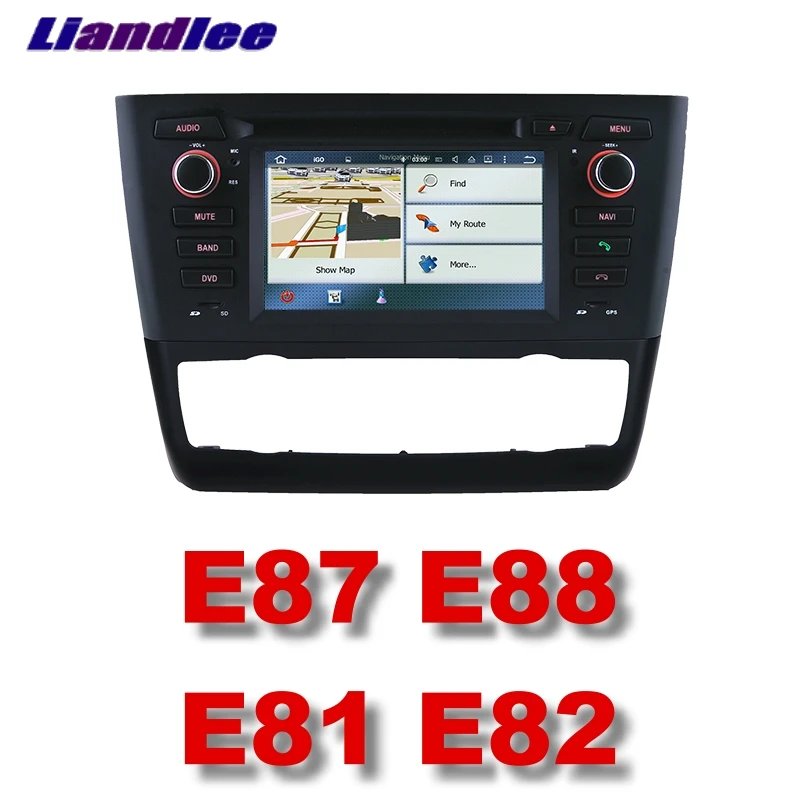 Автомобильный мультимедийный плеер Liandlee NAVI для BMW 1 серия E81 E82 E87 E88 2004 ~ 2013