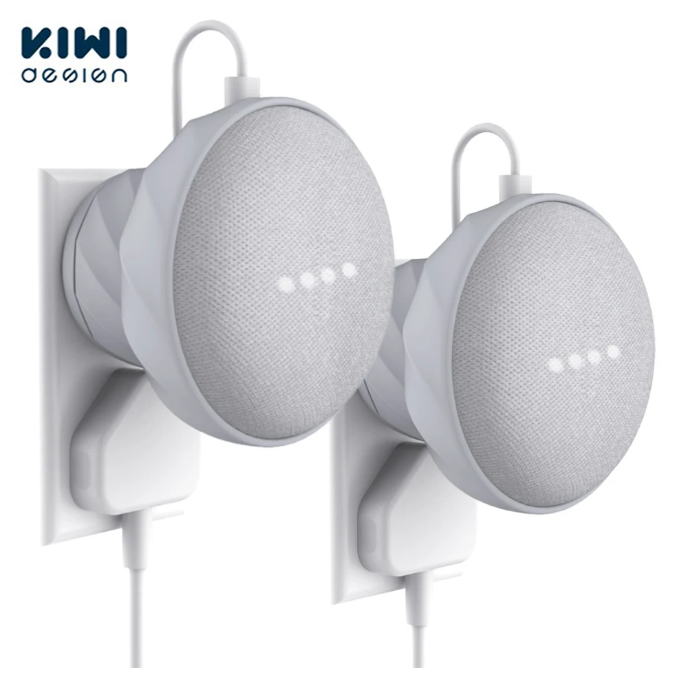 KIWI дизайн 2 шт. настенный держатель для розетки Google Home Mini EU/US A компактные