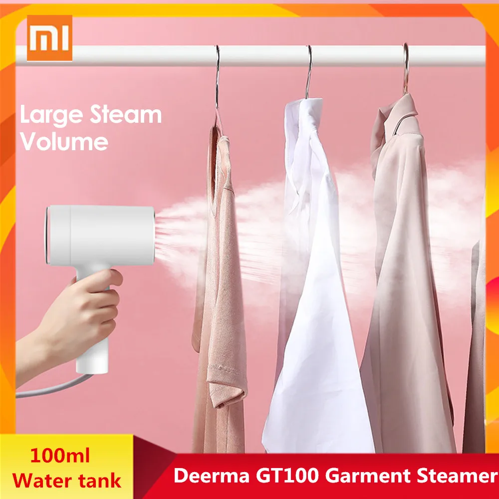 Новинка Deerma GT100 220 В ручной отпариватель для одежды 1000 Вт бытовой портативный паровой утюг для одежды щетки для бытовой техники