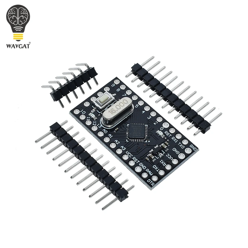 Плата управления WAVGAT Pro Mini 168 ATMEGA168 5 В/16 МГц для Arduino совместимая с микроконтролем