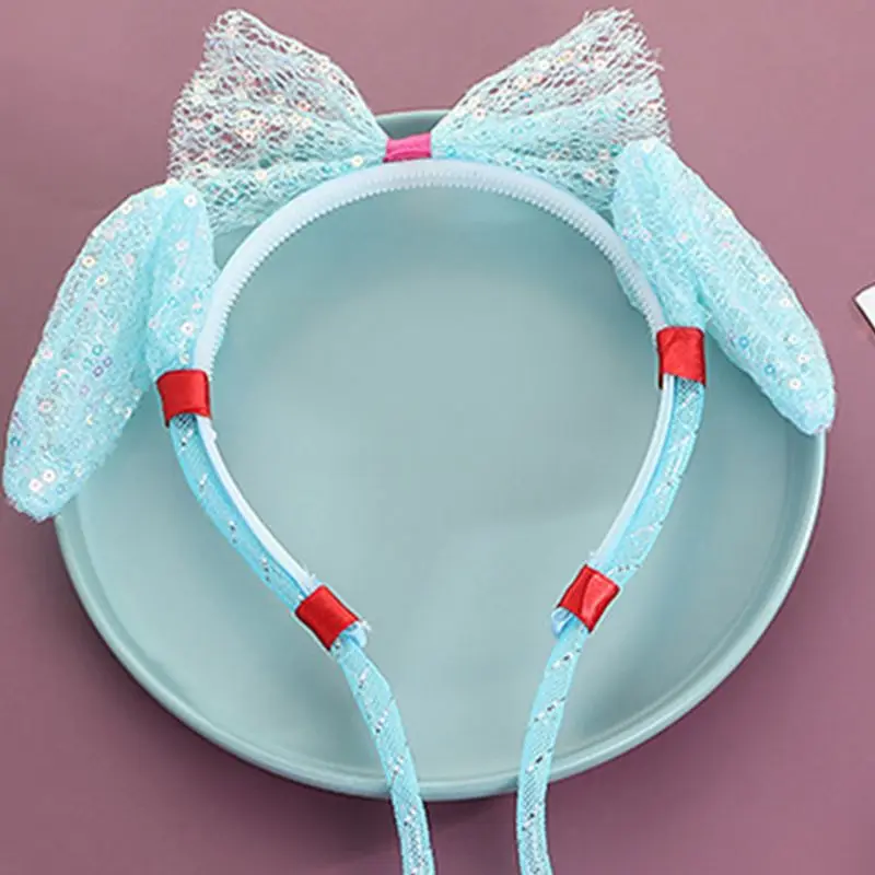 

LED Rabbit Ears Head Hoop Bunny Hairband Headband Hair Decor Cosplay Headwear Accessories