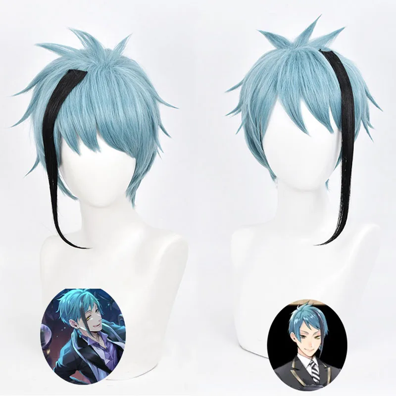 Парики для косплея из витой страны Wonderland Floyd Leech Jade Wig Twin Brothers короткие волосы