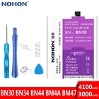 Аккумулятор NOHON для Xiaomi Redmi 4A 5A 4X 3S 5 Plus BN30 BN34 BN44 BM4A BM47