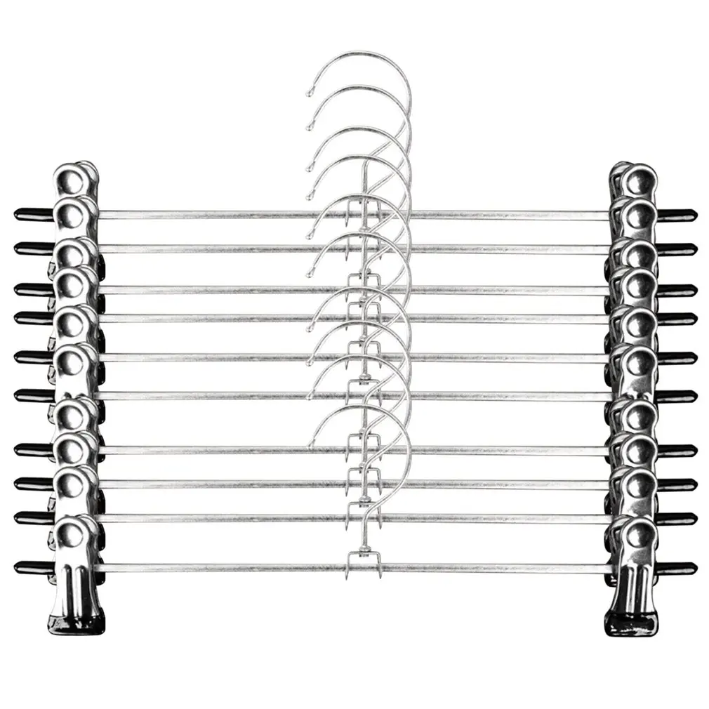 Брюки юбка вешалки Высокое качество нержавеющая сталь подставка держатель с 2