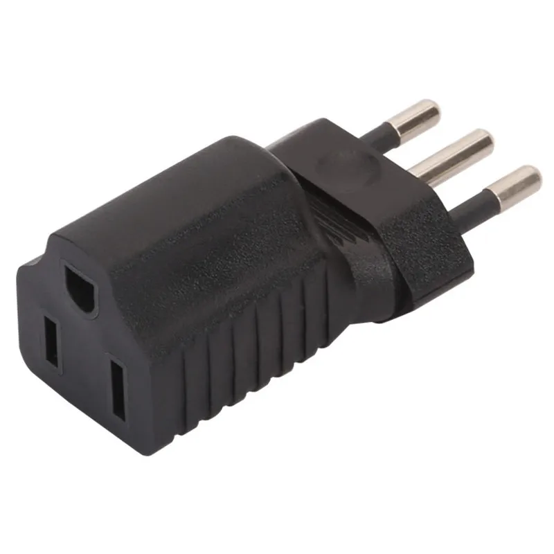 Италия в США адаптер переменного тока 3Pin папа 3 полюсный Женский питания