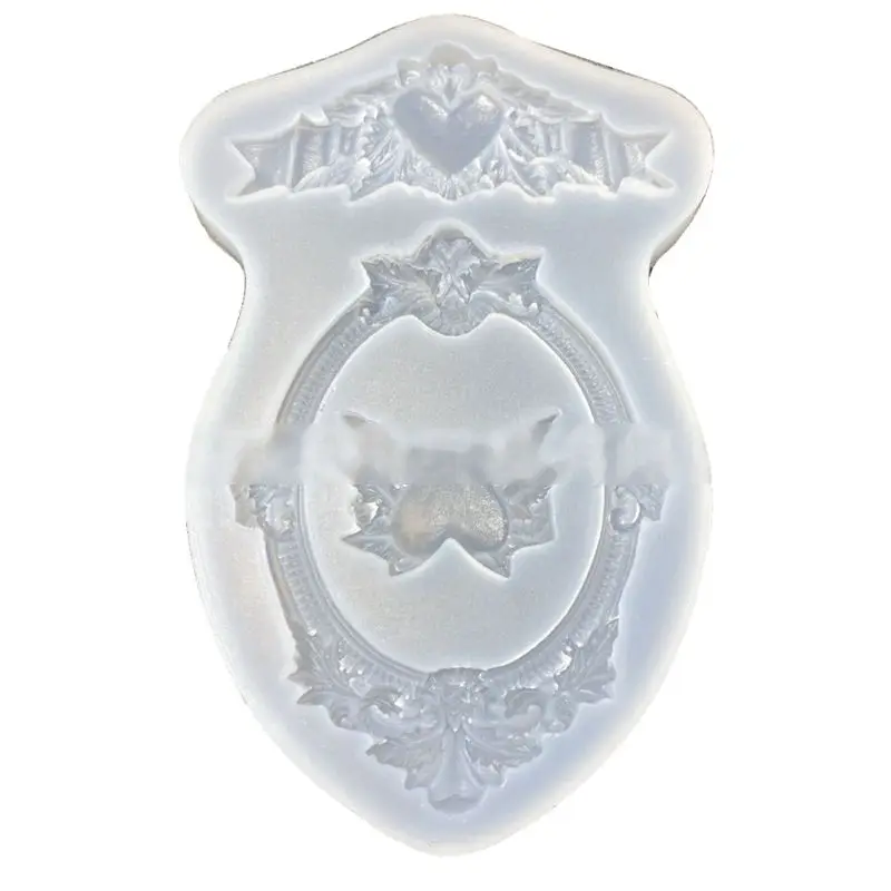 

DIY Photo Frame Heart Keychain Pendant Resin Molds Slilcone Picture Custom UV Resin Molds Jewelry Making Tools Art Craft