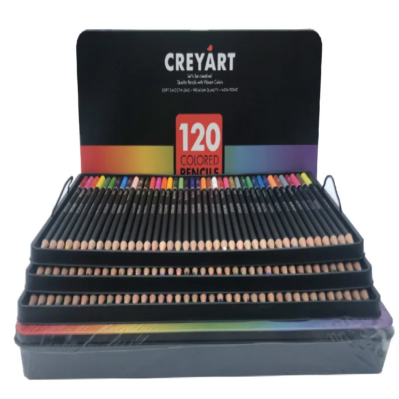 120 180 цветов деревянные масляные цветные карандаши профессиональный набор