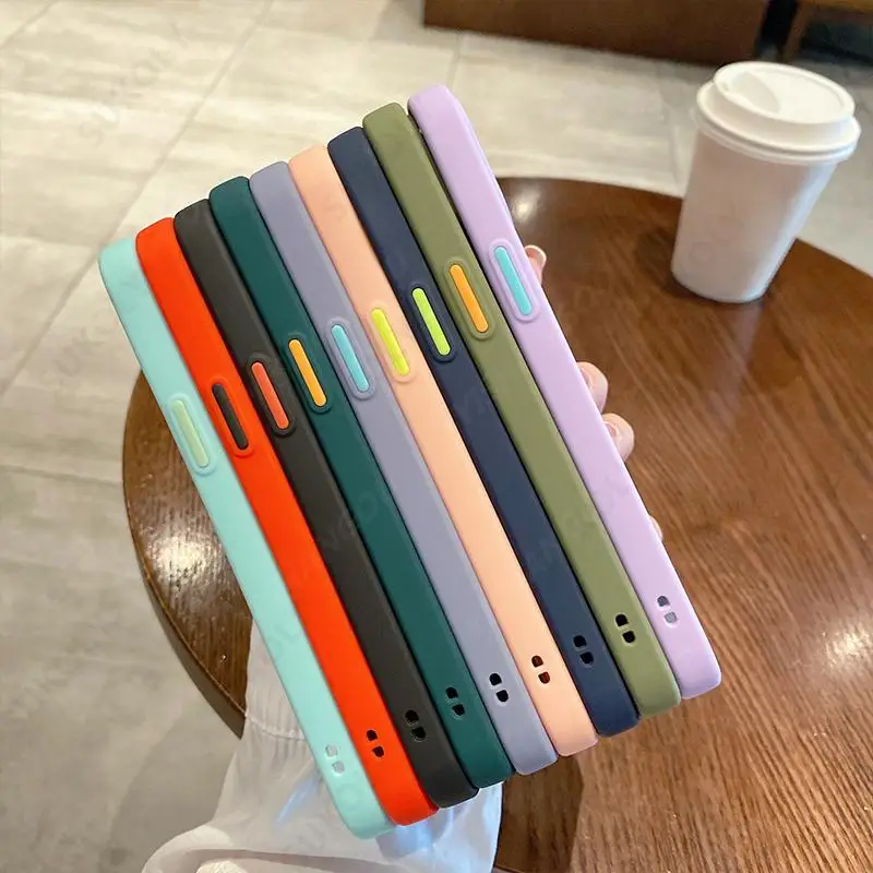 Shockproof Camera Lens Matte Case For Xiaomi Redmi Note 11 E 10 S Pro K50 Poco X3 F3 M4 Pro Mi 11T 10T Pro 11 Lite 5G NE Cover