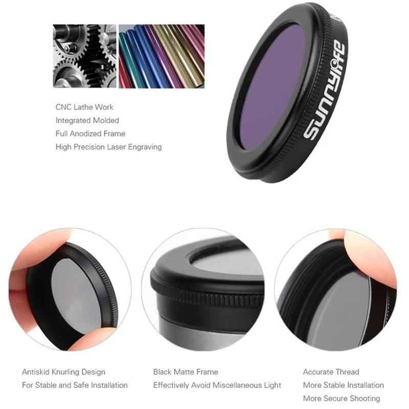 Фильтр для дрона UV CPL ND8/ND16/ND32 ND64 PL нейтральная плотность поляризационные фильтры