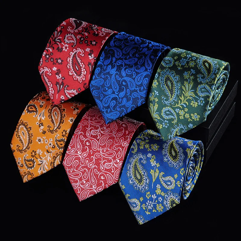 

8cm Paisley Cashew Flower Dark Green High End Business Party Wedding Bridegroom Men's Tie