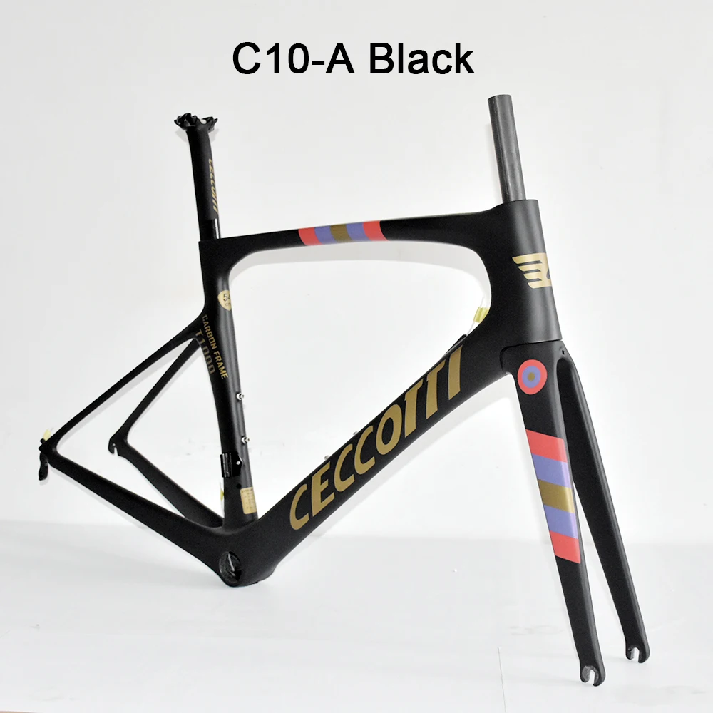 Рамка для дорожного велосипеда CECCOTTI BSA68mm карбоновая рама T1000 из углеродного