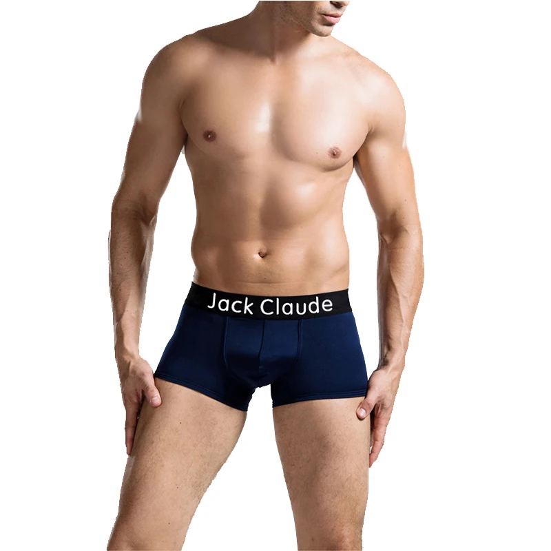 Полукомбинезон однотонное мужское модное нижнее белье мягкие трусы-боксеры для