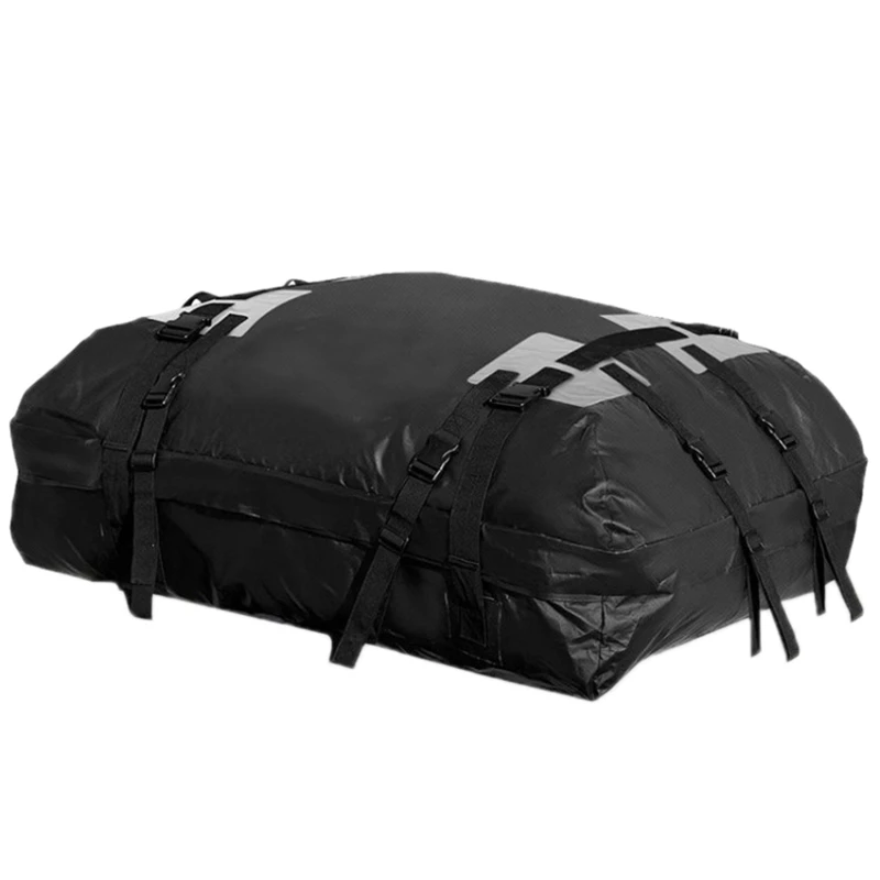 

Водонепроницаемая багажная сумка на крышу автомобиля, черный водонепроницаемый багажник на крышу для путешествий, внедорожник, фургон для ...