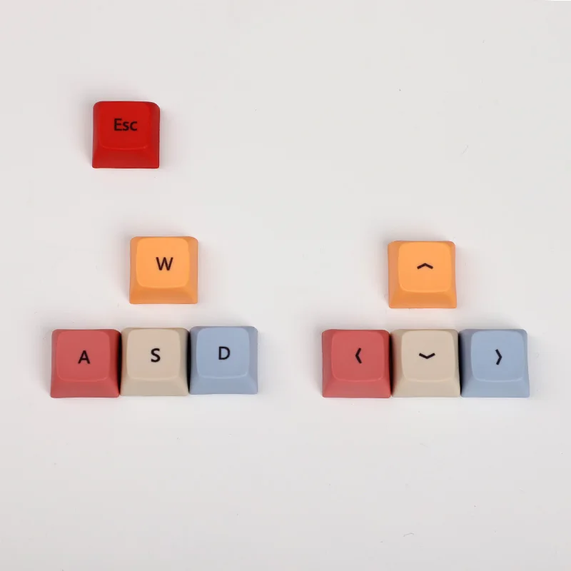 Высокие сублимационные колпачки клавиш XDA с материалом PBT для механических