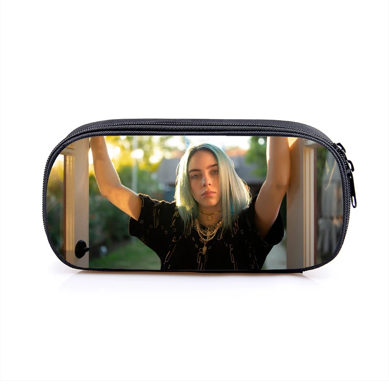 27 Косметичка Billie Eilish, чехол для карандашей s BE, женские косметички, сумка для девочек-подростков, футляр для карандашей, чехол bille elish, школьные принадлежности - Цвет: 27