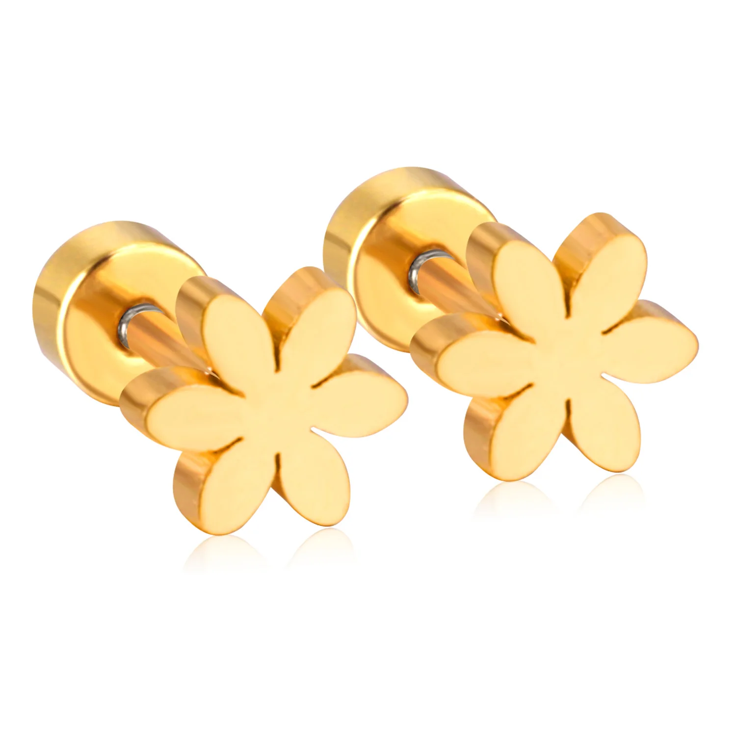 : LUXUSTEEL из нержавеющей стали с милыми животными слон серьги гвоздики для
