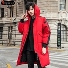 Новинка зимняя мужская куртка-пуховик до-30 градусов корейский Стильный мужской пуховик плотная Теплая мужская одежда брендовая мужская одежда теплая парка