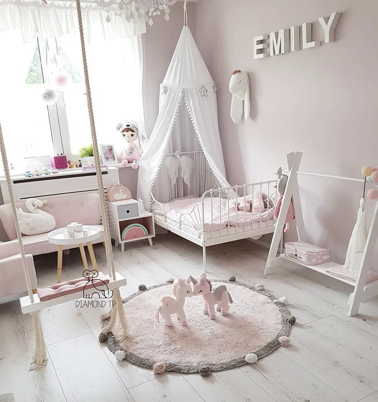 Детские качели Подвесные для детской комнаты деревянная доска отдыха ребенка