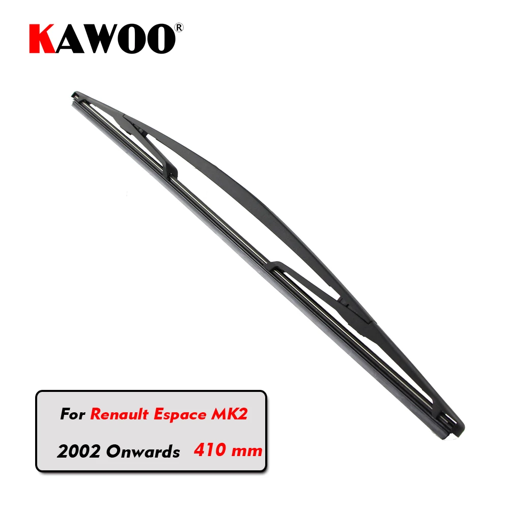 

KAWOO Car Rear Wiper Blade Blades Back Window Wipers Arm For Renault Espace MK2 Hatchback (2002-) 410mm Auto Windscreen Blade