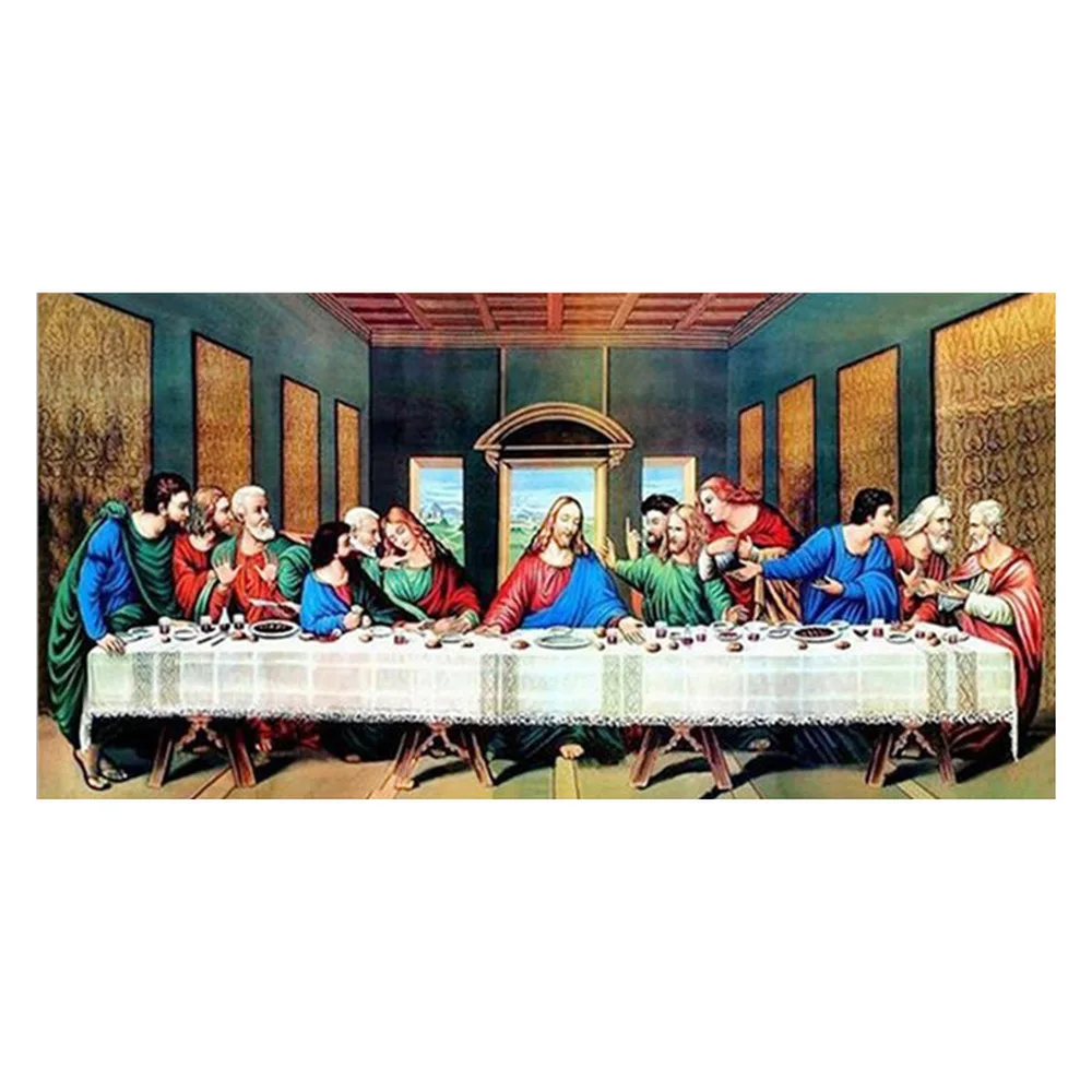 

DIY 5D Diamond painting last supper Special-shaped Diamond embroidery Diamond mosaic needlework Crafts