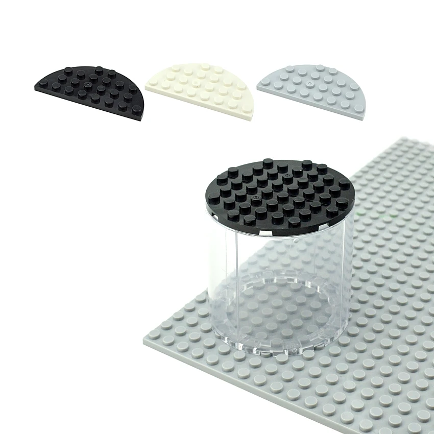 

Сборная пластина из частиц, Круглый конструктор 4x8, детали MOC, кубики «сделай сам», аксессуары, совместимы с 22888 игрушками для детей