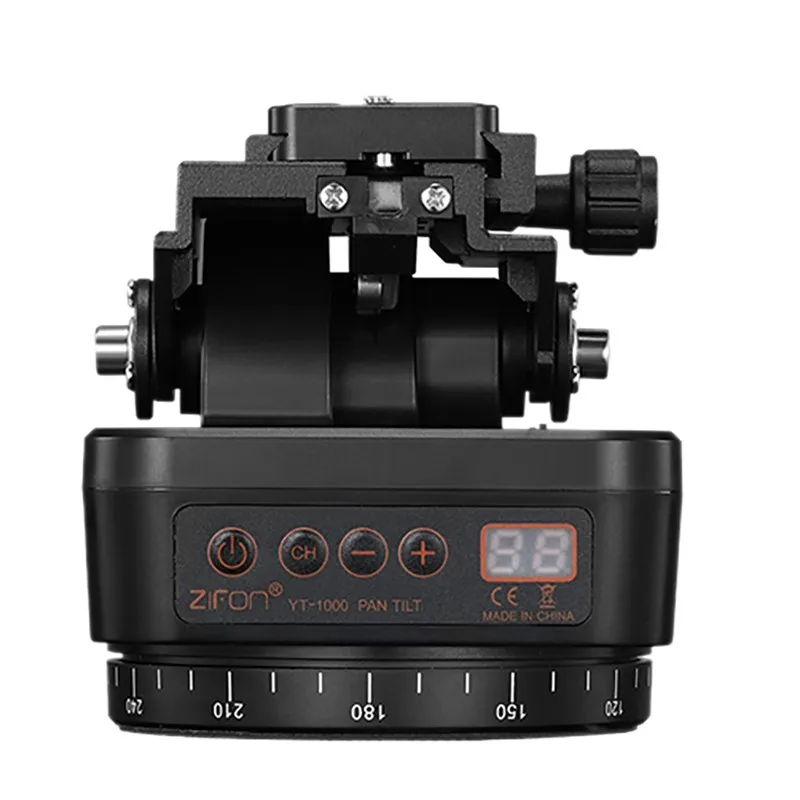 

YT-1000 Automatic Tripod Head Stabilizer Motorized Pan Tilt Rotating Remote Control For Smartphone DSLR Cameras Hot