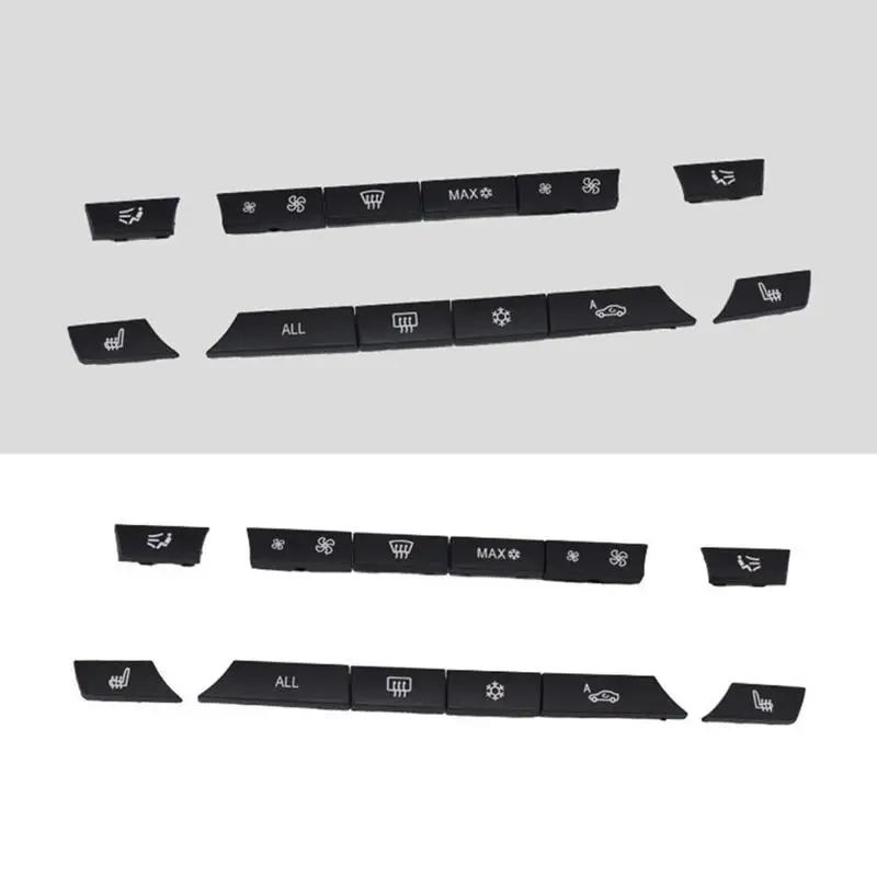 12 шт. кнопочные колпачки A/C панель переключателя нагревателя для BMW F07 GT/F10/F11