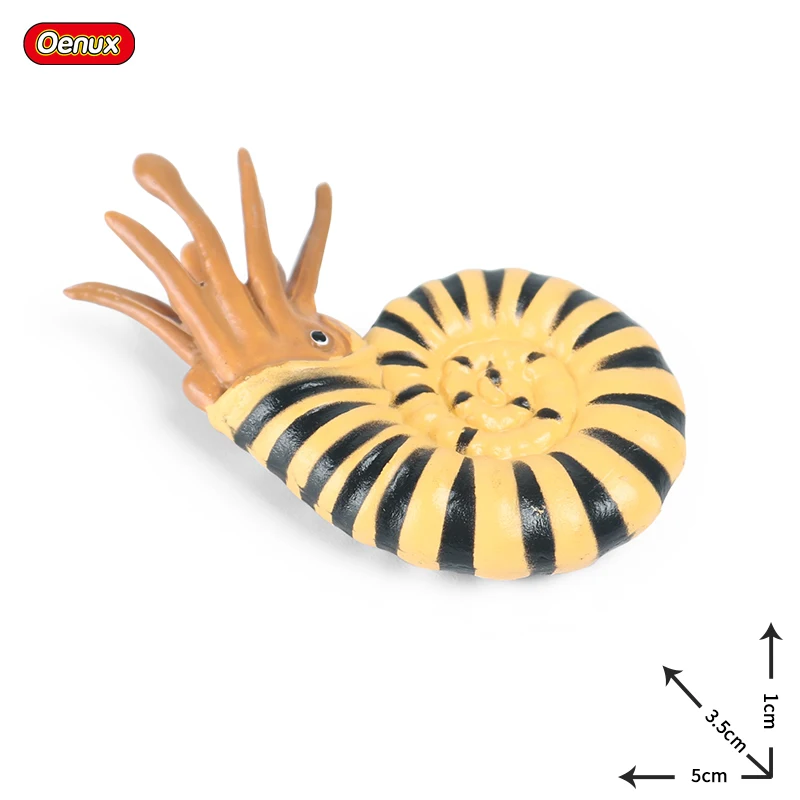 Oenux Sealife Животные аномалокарис опабиния Дельфин Краб Акула Скелетон модель