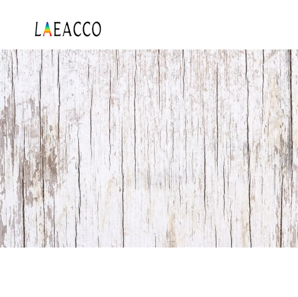 Laeacco серые белые деревянные доски очищенная текстура ПЭТ кукла Портретные Фото