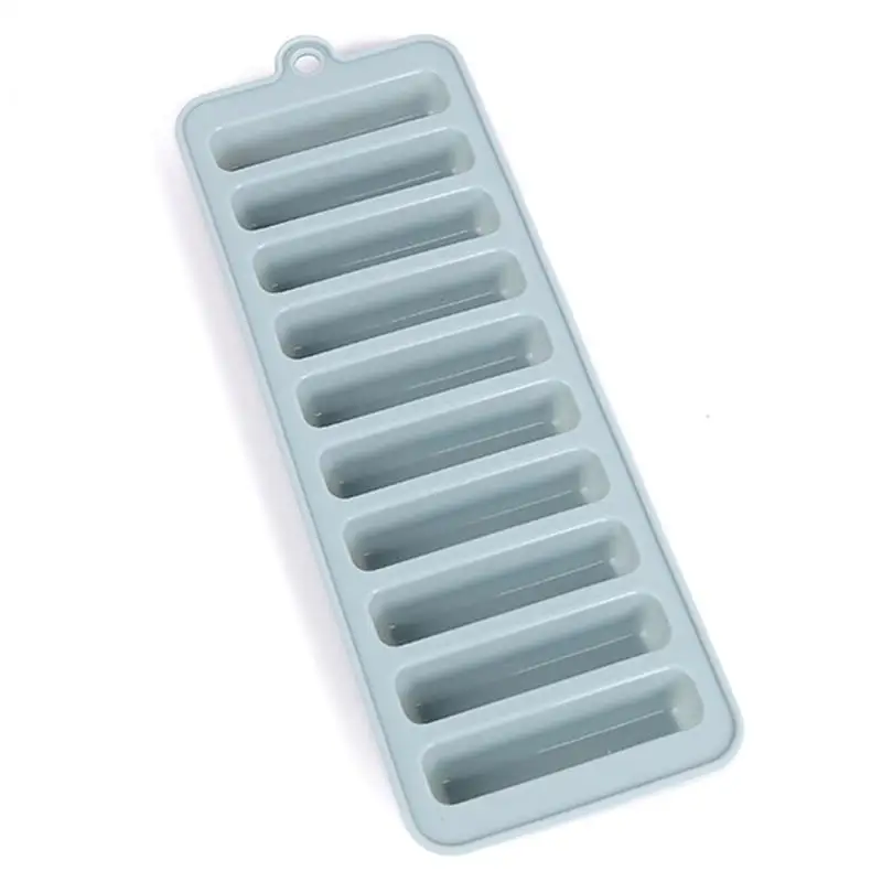 

Форма для льда, силиконовая форма для пищевых продуктов, 10 степеней чистоты, длинный лоток для льда, лоток для льда, льдогенератор, кухонный ...