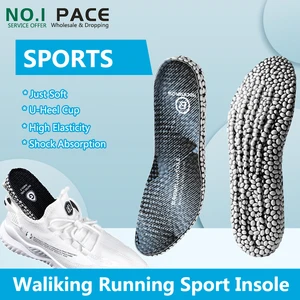 NOIPACE Sports Insoles For Shoes Unisex Running PU Popped Particle Cushioning Pad Orthopedic Soft Pr