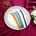 Соломинки для коктейлей, экологически чистая соломинка для напитков, стеклянная соломинка для коктейлей 200 мм, прозрачная многоразовая соломинка для коктейлей