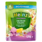 Heinz (пауч) кашка молочная лакомая овсяная яблоко, банан, земляника, 6 мес., 170