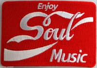 hot enjoy soul music iron on patch ska northern soul mod %e2%89%88 8 9 6 6 cm