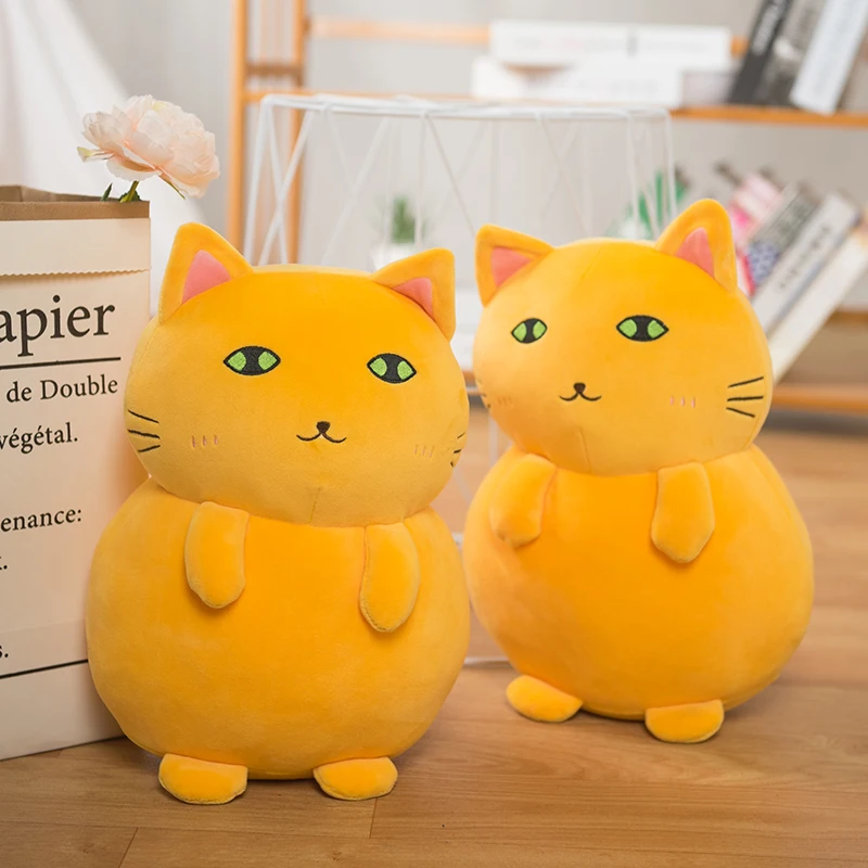 

35cm Plush Toy Cute Cat Toys Soft Stuffed Animals Toys For Children Kawaii Fat Cats Pillow Girls Toys Christmas Gifts For Kids