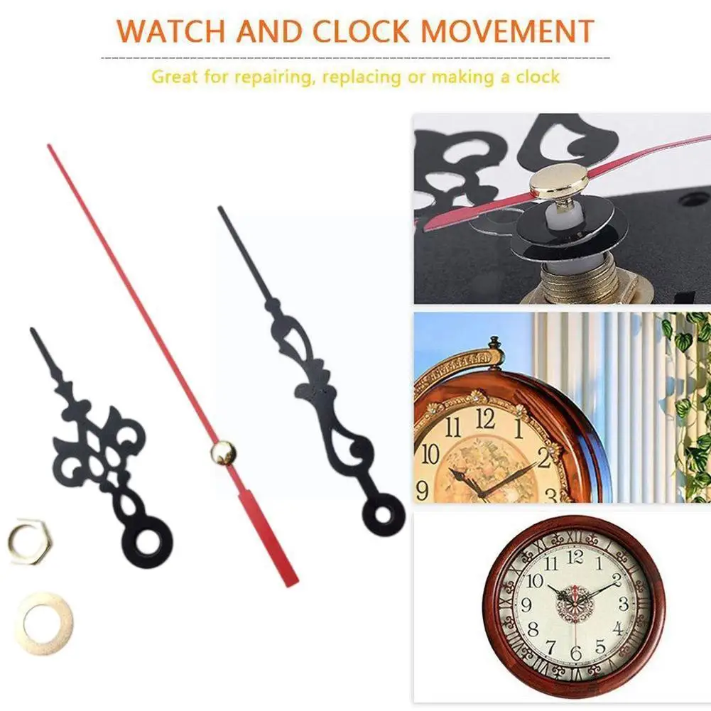 

New 1 Set Quartz Clock Movement Mechanism Gold Hands DIY Hands Replace Parts Repair Wall Parts Clock Kit X3H5