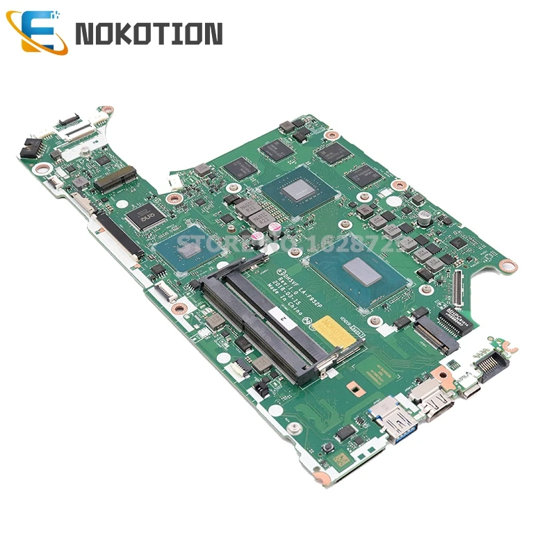 NOKOTION материнская плата для ноутбука acer AN515-52 AN515 DH5VF LA-F952P основная плата GTX 1050 GPU SR3YY I7-8750H Процессор полный тест