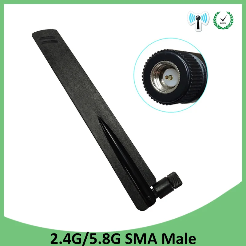 2 4 GHz 5 8 Ghz 5G wifi антенна 8dBi SMA штекер двухдиапазонный ghz 8G wi fi беспроводная