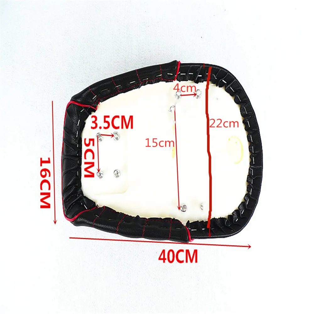 Чехол в винтажном стиле мягкое черное сиденье для гоночного мотоцикла Honda