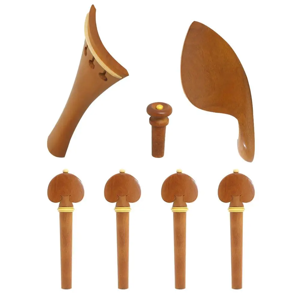 Горячая продажа скрипка запасная древесина ююба фитинг 4/4 с подбородок для