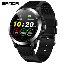 SANDA Top Band Smart Watch Men Women Smartwatch Bracelet Fitness Activity Tracker Wearable Devices Waterproof Heart Rate Monitor