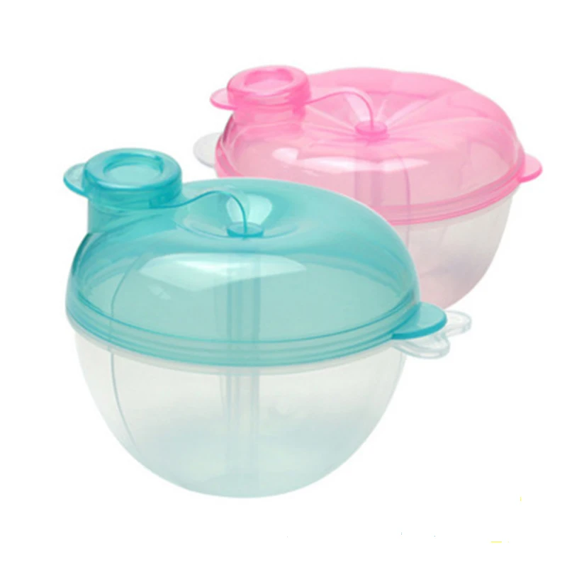 Детская манеж Портативный 3 Слои Питание Молоко Еда емкость для порошка