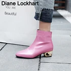 Ботинки женские из лакированной кожи, Осень-зима