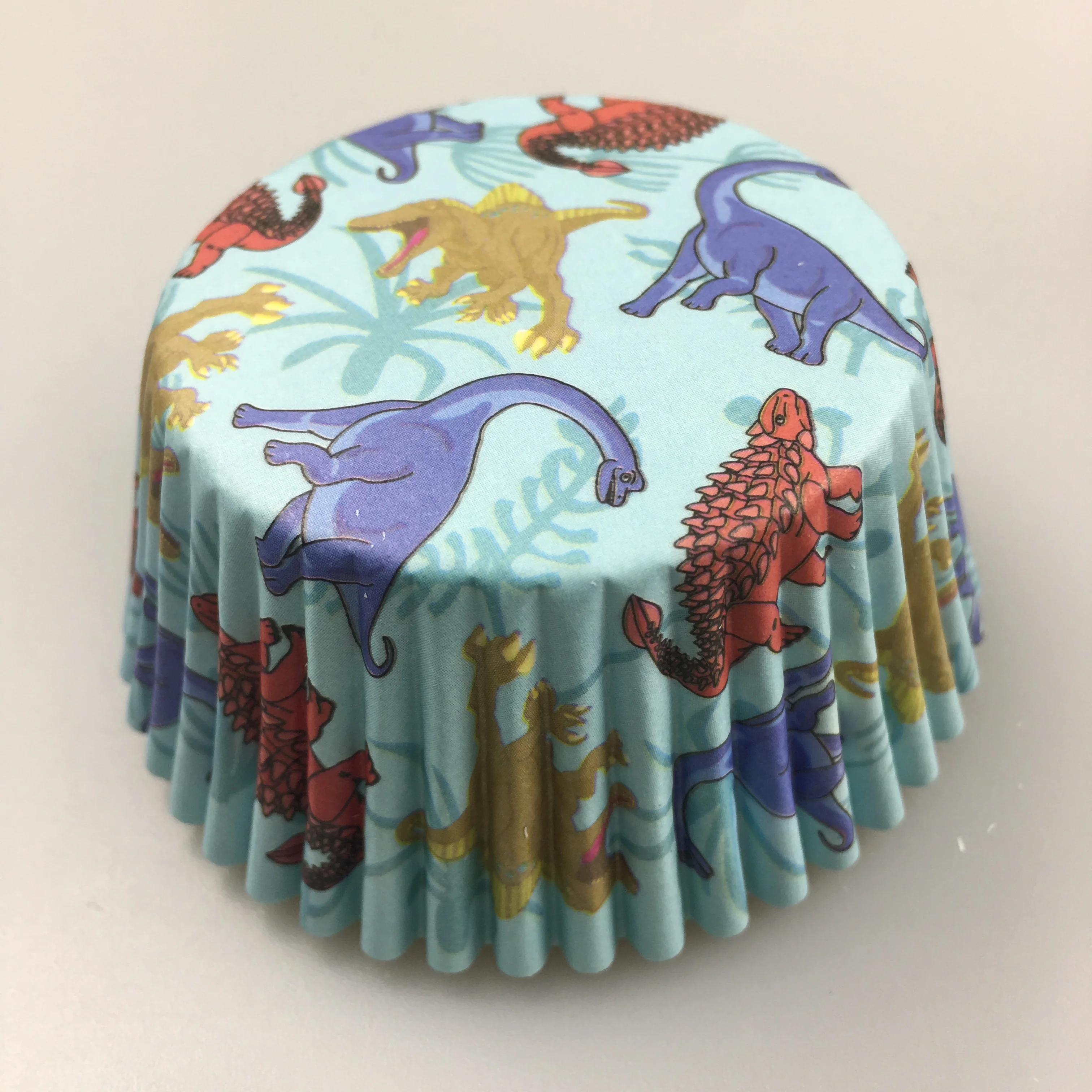 100х динозавр день рождения капкейк вкладыши для выпечки чашка маффинов торта