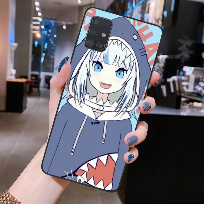 Чехол для телефона Hololive Gura Gawr Shark Girl для Samsung Galaxy S20 FE Plus Ultra S6 S7 Edge S8 S9 S10 5G Lite 2020.