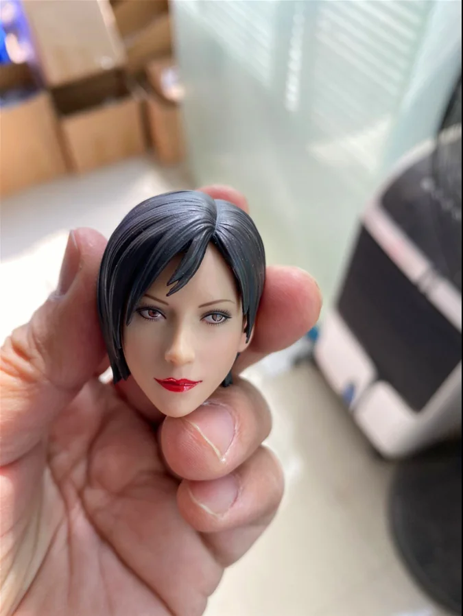 

NRTOYS NR18 1/6 Scale Ada Wong Head Sculpt Movie Female Short Hair sculpt sexy dress set for 12 Inches TBLeague Body Figure