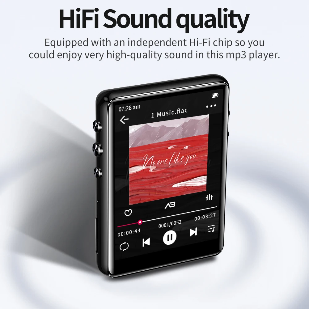 Новый оригинальный металлический MP3-плеер с поддержкой Bluetooth 5 0 Hi-Fi музыкальный
