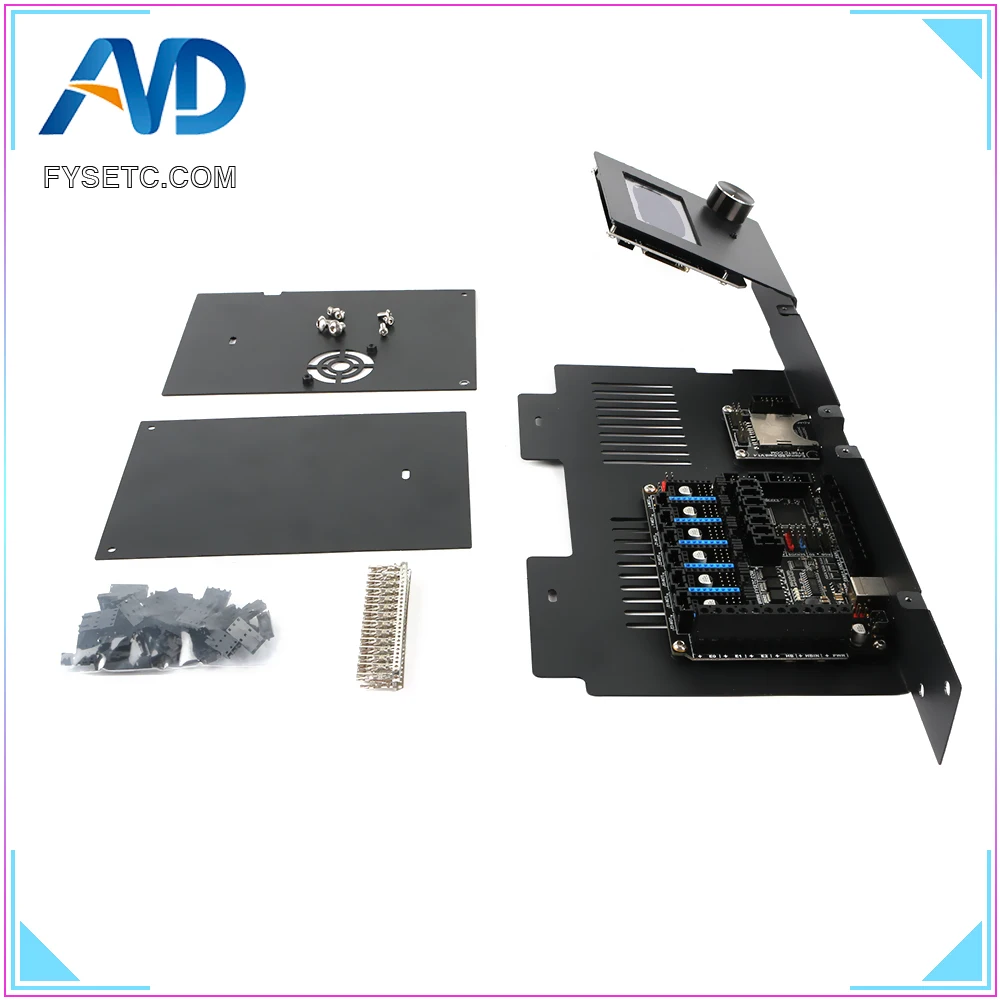 : FYSETC F6 V1.3 материнская плата + 6 шт. TMC2208 4 3 ''дюймовый сенсорный экран